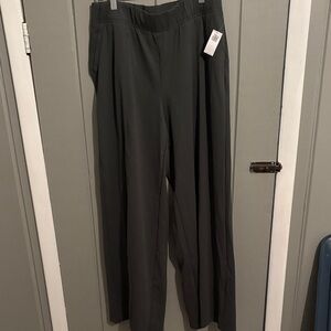 Olive green  Wide-Leg Pants